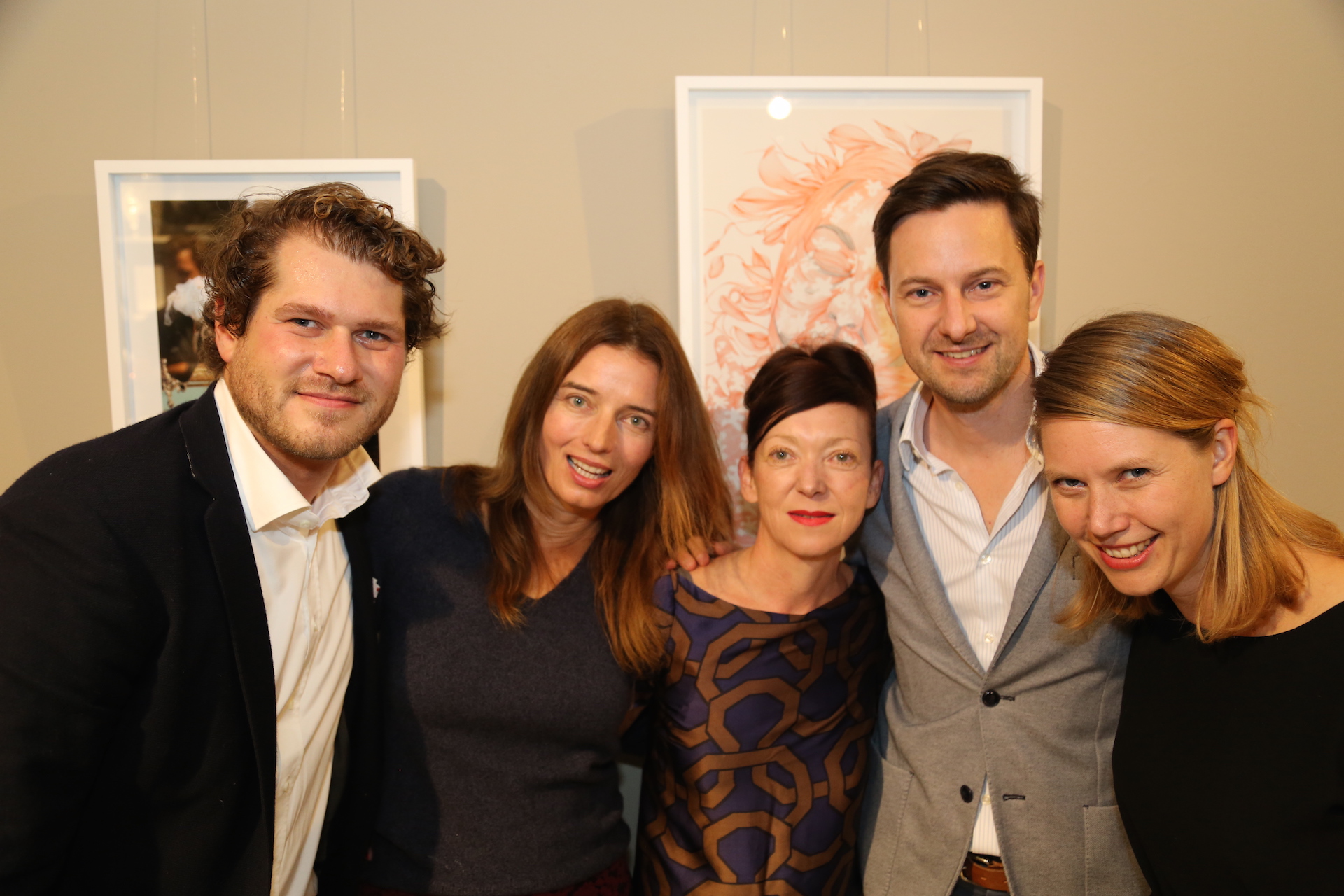 v.l.n.r. Christoph Buchmann (Pablo & Paul), Katja Hertin (DONNA), Heidi Sill, Philipp Bode und Elisabeth Wallner (Pablo & Paul)